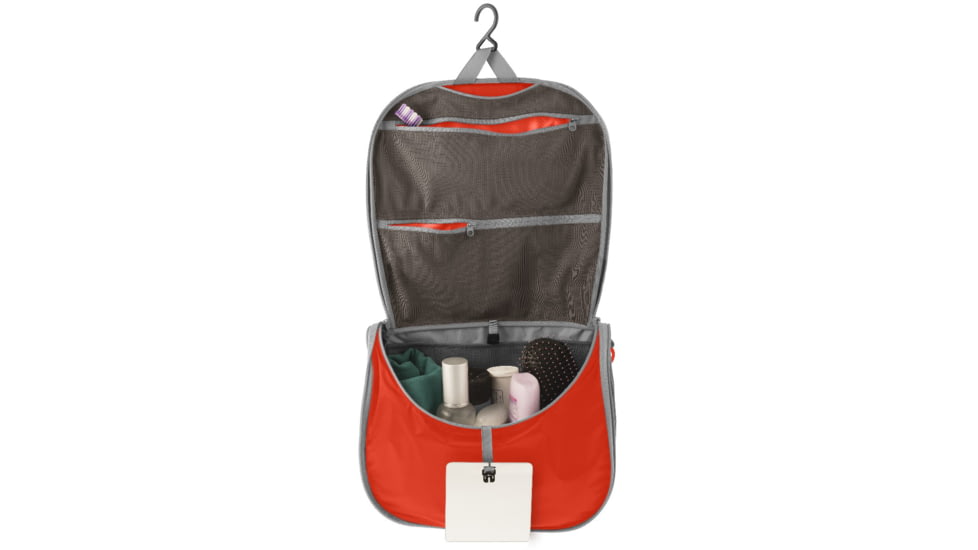 Sea to Summit Hanging Toiletry Bag, Spicy Orange, Large, 452-23