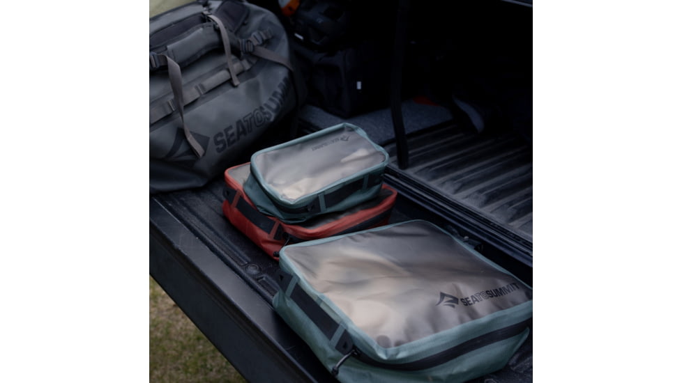 Sea to Summit Hydraulic Medium Packing Cube, 3.5 Liters, Laurel Green, Medium, A4273-44