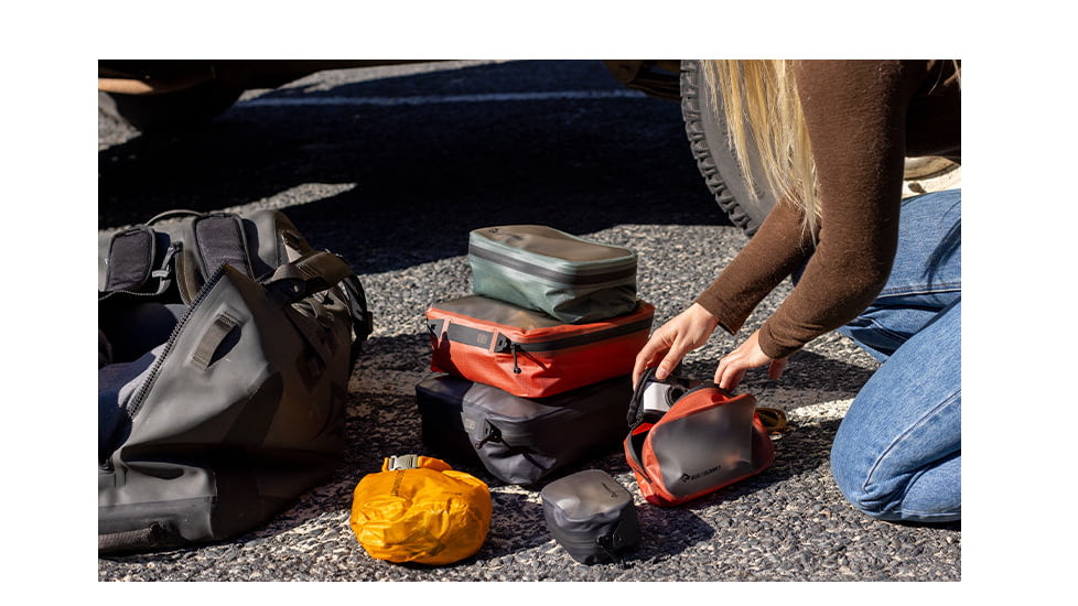 Sea to Summit Hydraulic Packing Cube Set, 3-Piece, Multi, A4280