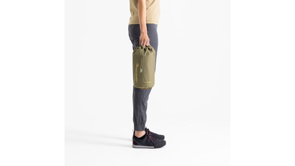 Sea to Summit Lightweight Stuff Sack, 5 Liters, Olive Green, Small, A4512-45