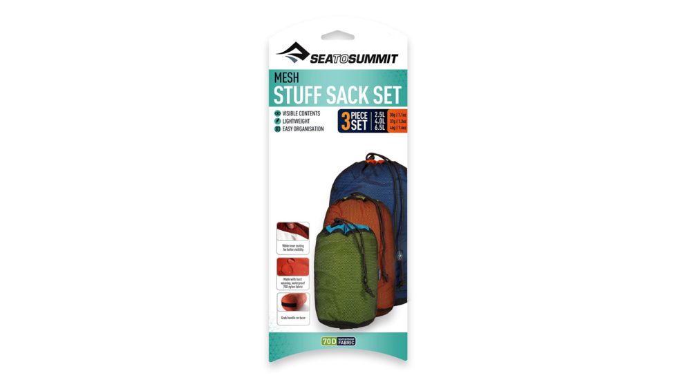Sea to Summit Mesh Stuff Sack Set XXS, Extra Small, Small, 278