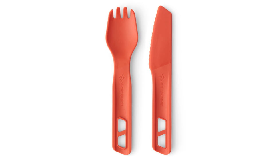 Sea to Summit Passage Cutlery Set, 2 Piece, Spicy Orange, A1342-22