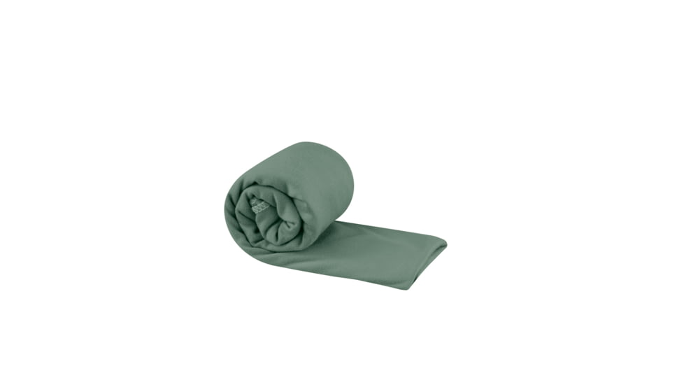 Sea to Summit Pocket Towel, 16 x 32, Sage Green, Small, A2510-45