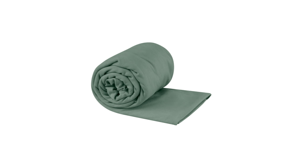 Sea to Summit Pocket Towel, 30 x 60, Sage Green, Extra Large, A2513-45