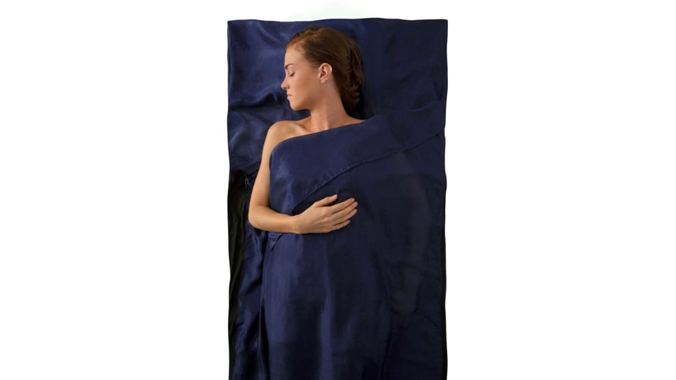 Sea to Summit Premium Silk Travel Liner-Navy Blue-Traveller
