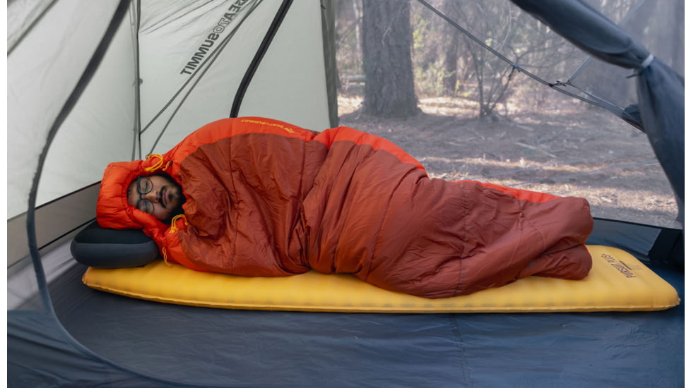 Sea to Summit Pursuit Plus SI Mat, Regular, Zinnia Orange, Medium / Regular, A3505