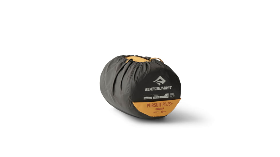 Sea to Summit Pursuit Plus SI Mat, Regular, Zinnia Orange, Medium / Regular, A3505