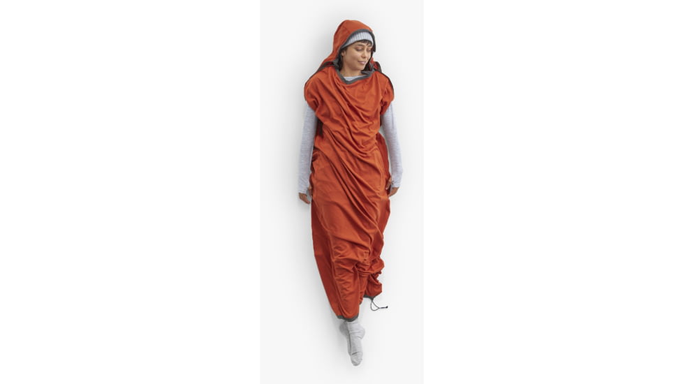 Sea to Summit Reactor Fleece Sleeping Bag Liner w/Drawcord, Picante Red, Compact, A3211
