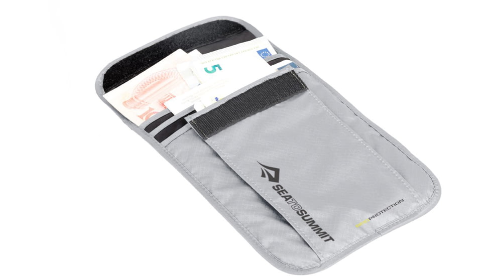Sea to Summit RFID Neck Wallet, HighRise Grey, One Size, 456-11