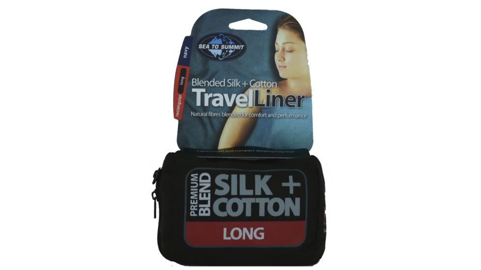 Sea to Summit Silk/Cotton Blend Travel Liner, Long Rectangular, 314
