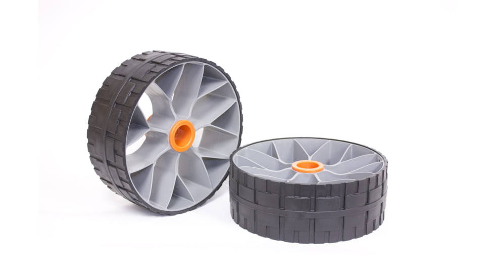 Sea to Summit Solution Retro-Fit Solid Wheels, 2-Pack, 35mm Hub, Fits SOT Carts, 680