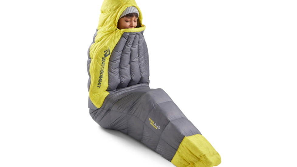 Sea to Summit Spark Down 45F/7C Sleeping Bag - Womens, Regular, Pewter Grey, Regular, S3213
