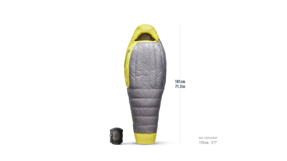 Sea to Summit Spark Down 30F/-1C Sleeping Bag - Womens, Regular, Pewter Grey, Regular, S3223