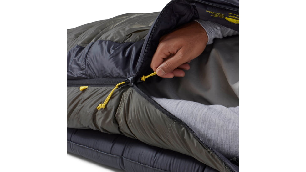 Sea to Summit Spark Pro Down 15F/-9C Sleeping Bag, Regular, Beluga Black, Regular, S2161