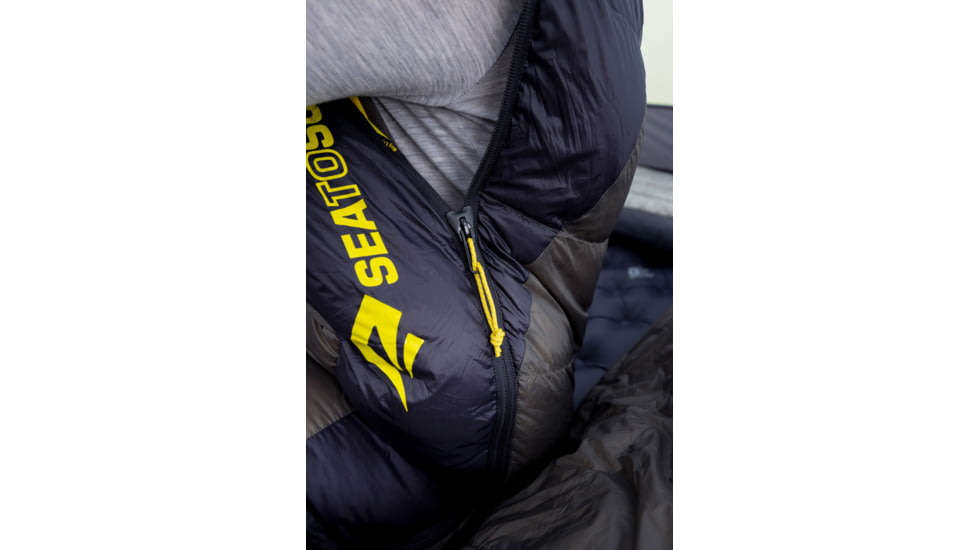 Sea to Summit Spark Pro Down 15F/-9C Sleeping Bag, Regular, Beluga Black, Regular, S2161