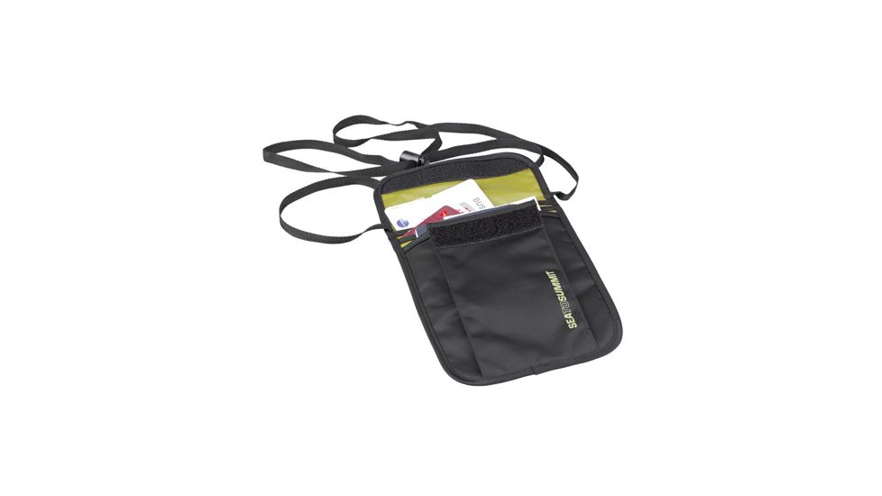 Sea to Summit Travelling Light Passport Pouch-Black