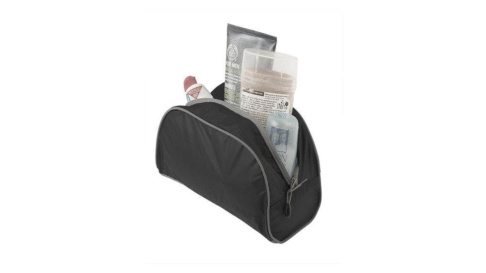 Sea to Summit Travelling Light Toiletry Bag-Black-Small