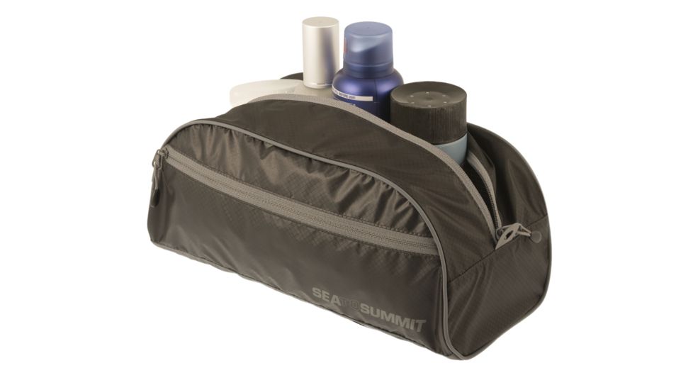 Sea to Summit Travelling Light Toiletry Bag, Large, Black, 446-19