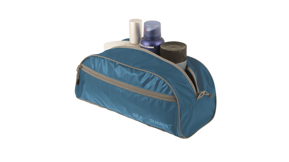 Sea to Summit Travelling Light Toiletry Bag, Large, Pacific Blue, 446-32