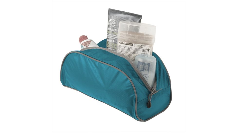 Sea to Summit Travelling Light Toiletry Bag, Small, Pacific Blue, 445-32