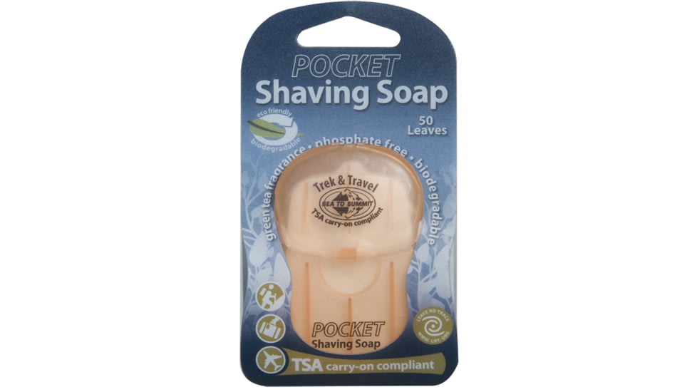 Sea to Summit Trek and Travel Pocket Shaving Soap, Box of 24, 404