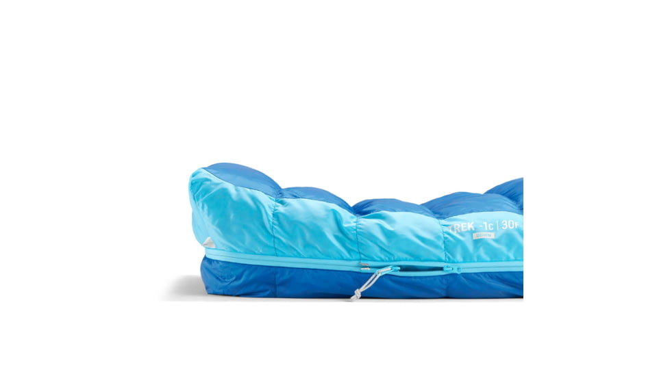 Sea to Summit Trek Down 15F/ -9C Sleeping Bag, Regular, Snorkel Blue, Regular, S1024