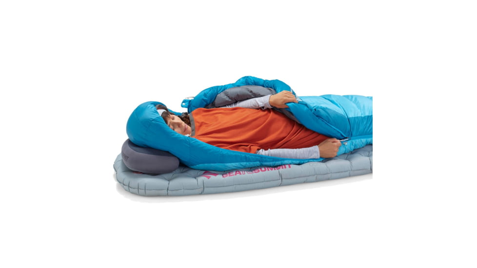 Sea to Summit Trek Down 30F/-1C Sleeping Bag - Womens, Regular, Blue Atoll, Regular, S3013