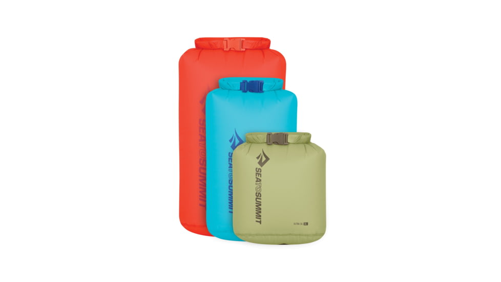 Sea to Summit Ultra-Sil Dry Bag Set, Green/Blue/Orange, A4250