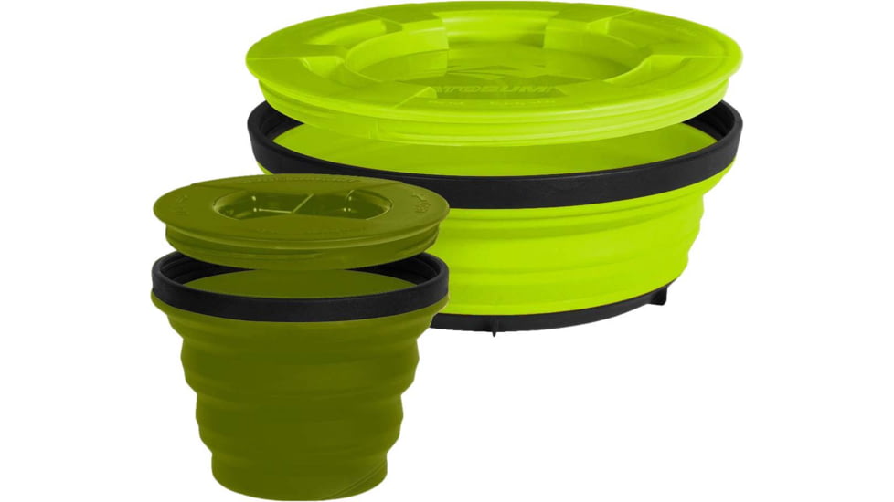 Sea to Summit X-Seal and Go Set, Lime Green/Olive, Small/Large, 606-45