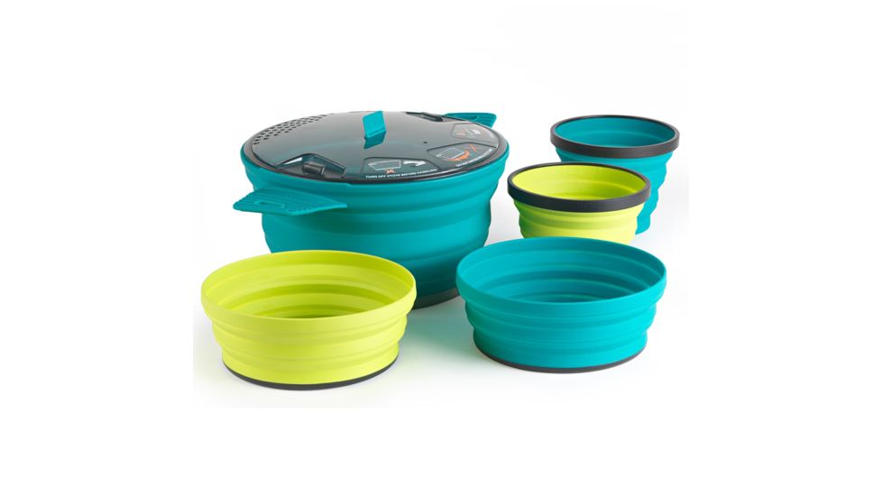 Sea to Summit X-SET 31: X Pot 2.8L + 2 X Bowls + 2 X Mugs