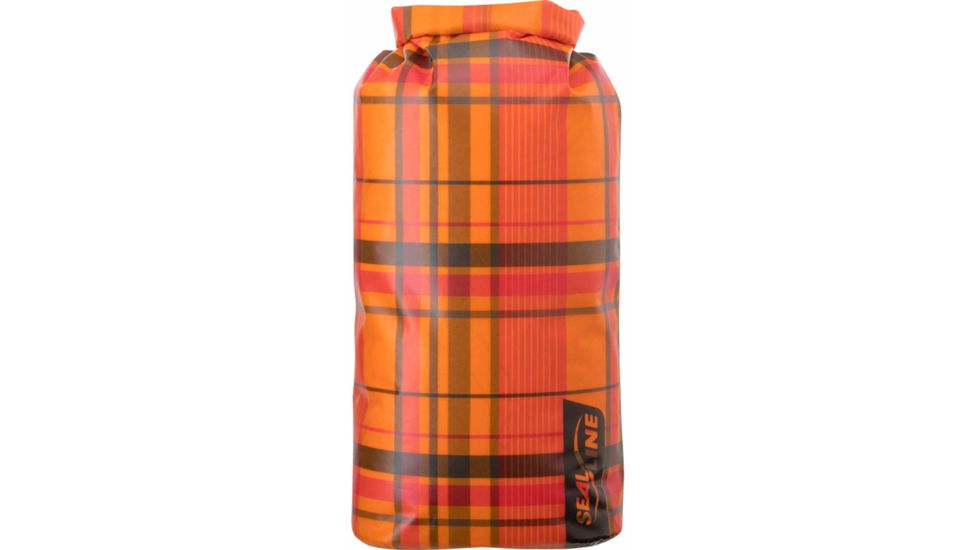 SealLine Discovery Dry Bag-Orange Plaid-5 L