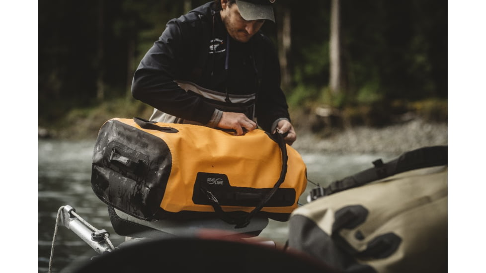 SealLine U24 PRO Zip Duffle Bag, Orange, 40L, 14073