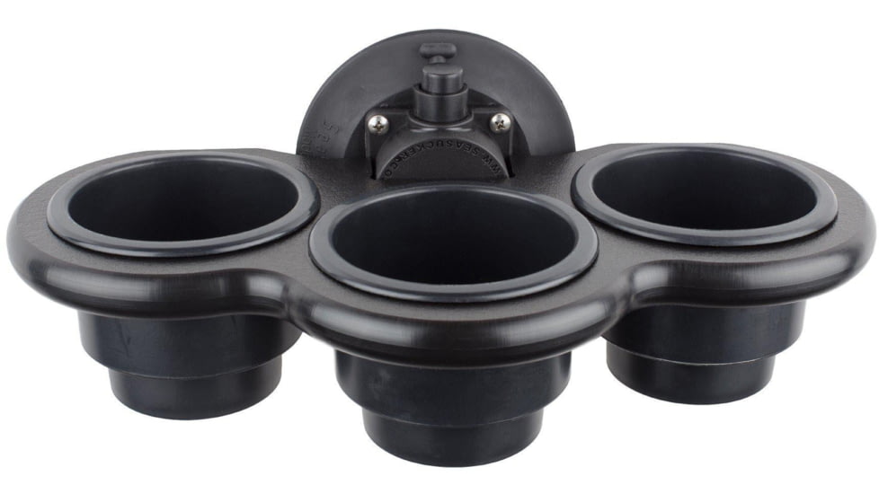 SeaSucker 3-Cup Holder Vertical Mount, Black, MC5311B