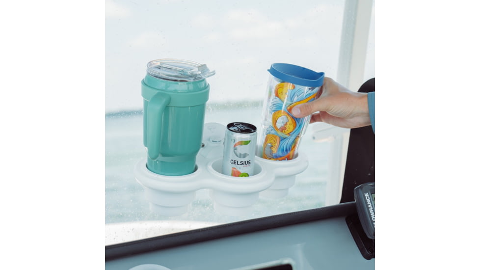 SeaSucker 3-Cup Holder Vertical Mount, White, MC5311W