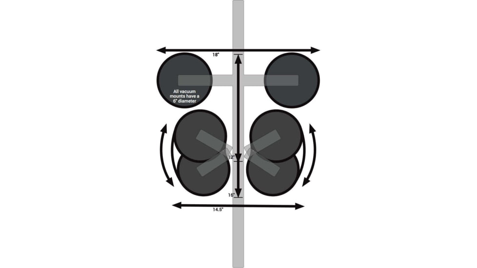 SeaSucker Komodo Bike Rack, Gold, 810046210376