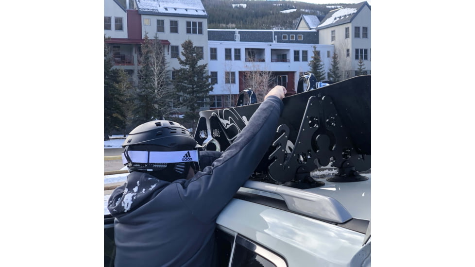 SeaSucker Pallavicini Ski Rack, Black, 810046210178