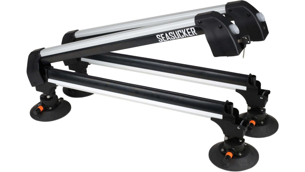 SeaSucker Ski Rack, Black, 32W x 9.5H x 6D, 810046210161