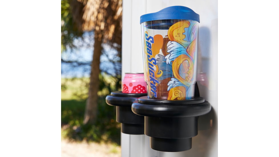 SeaSucker Vertical 2-Cup Holder, Black, MC5301B