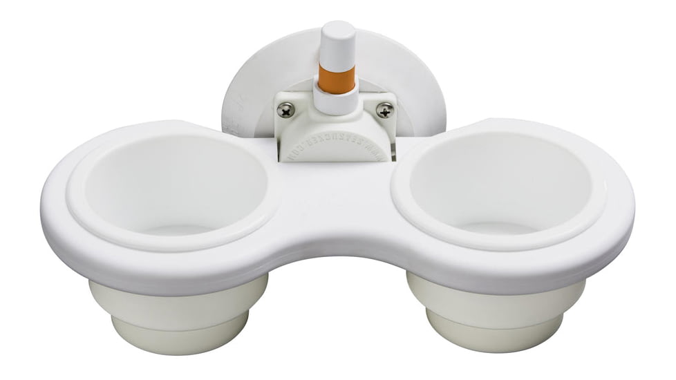 SeaSucker Vertical 2-Cup Holder, White, MC5301W