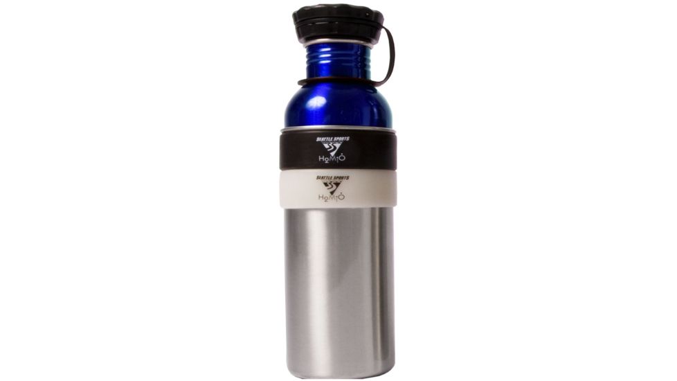 Seattle Sports H2Duo Stainless Bottle-Blue-800 ml
