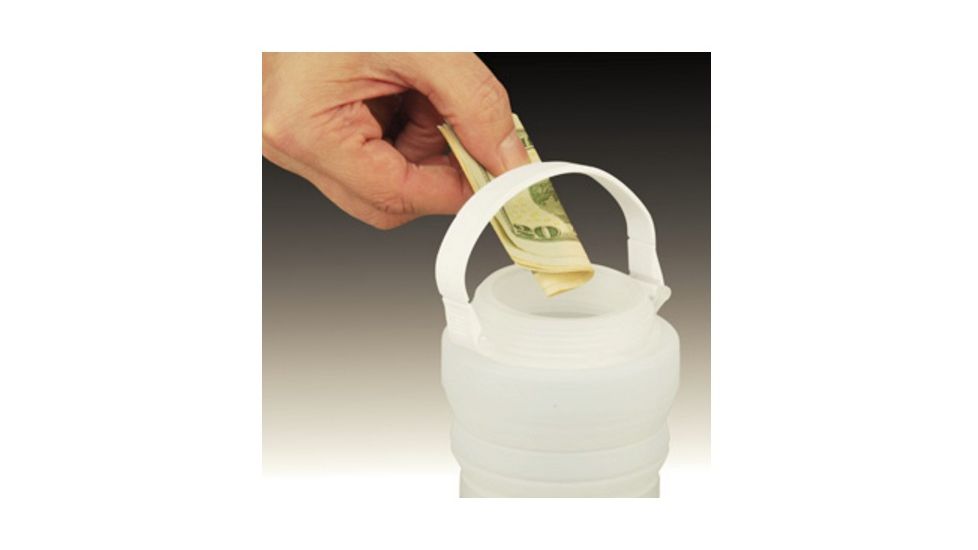 Secur Collapsible Solar Powered Bottle Lantern, White/Yellow/Black, SP-1109