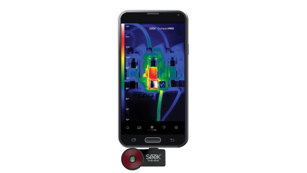 Seek Thermal CompactPRO Imaging Camera for Android, Black, 1 x 1.75 x 1 inches, UQ-AAAX