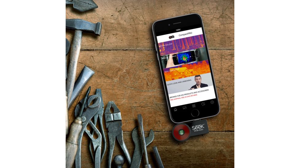 Seek Thermal CompactPRO Imaging Camera for Android, Black, 1 x 1.75 x 1 inches, UQ-AAAX