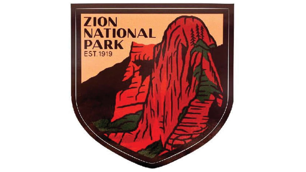 Sendero Provisions Co. National Park Sticker, Zion National Park, ZION STICKER