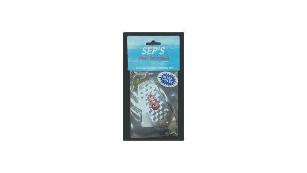 Sep's 4/0 Pro Dodger, 1 1/4in x 4in, UV Silver, 30100