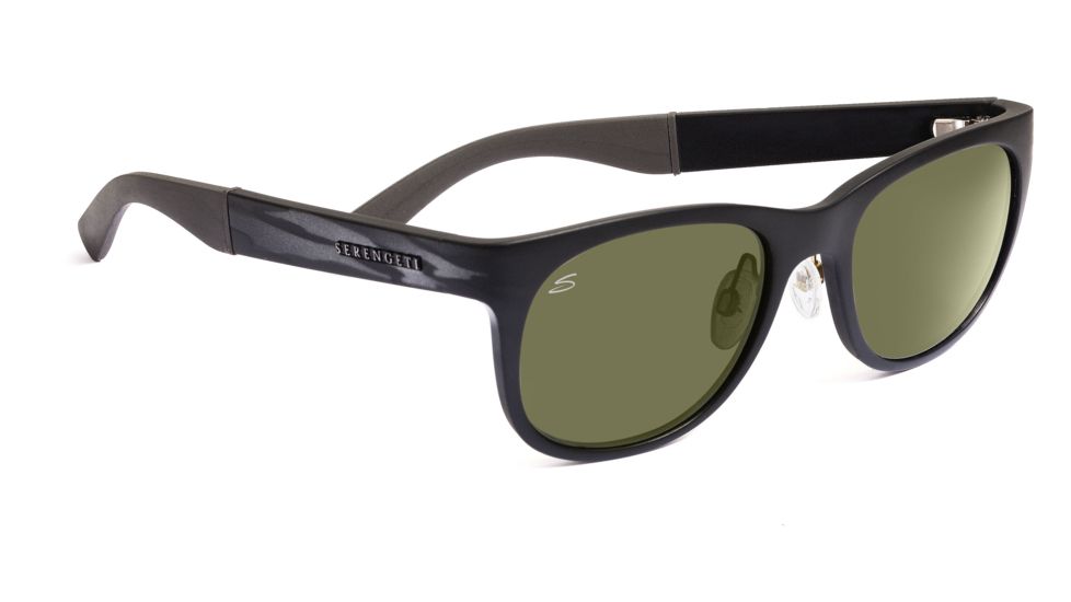 Serengeti Milano Sunglasses - Metallic Stripe Frame, 555nm Lenses 7658