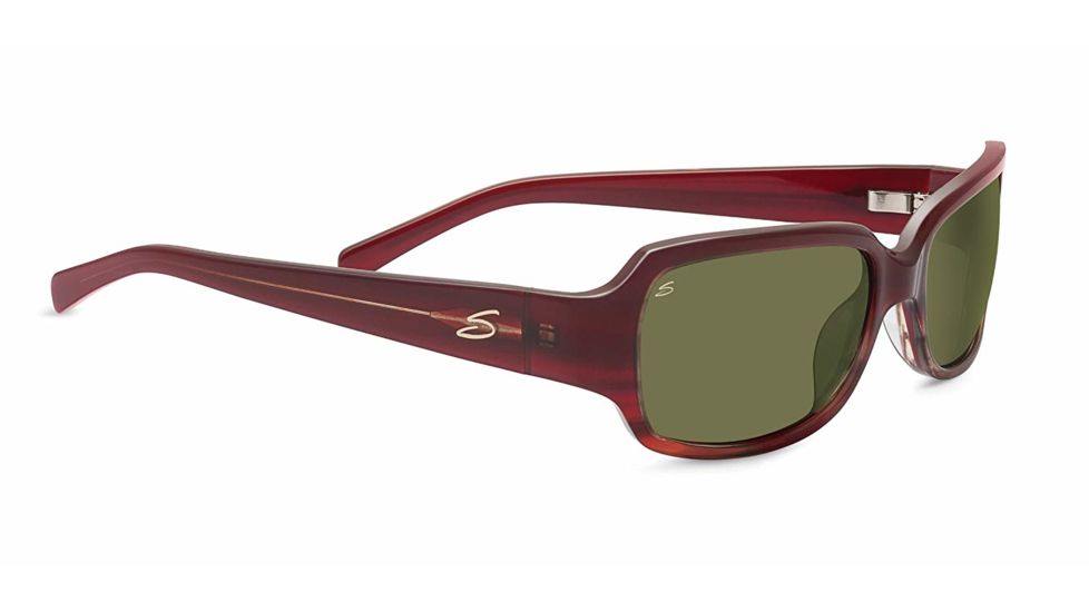 Serengeti Annalisa Sunglasses, Cosmopolitan Red Taupe Tortoise Frame, Polarized 5 7964