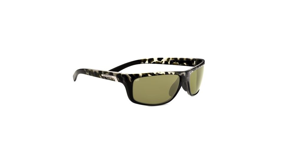 Serengeti Assisi Sunglasses -  Black Tortoise Frame and Polar PhD 555nm Lens 7752