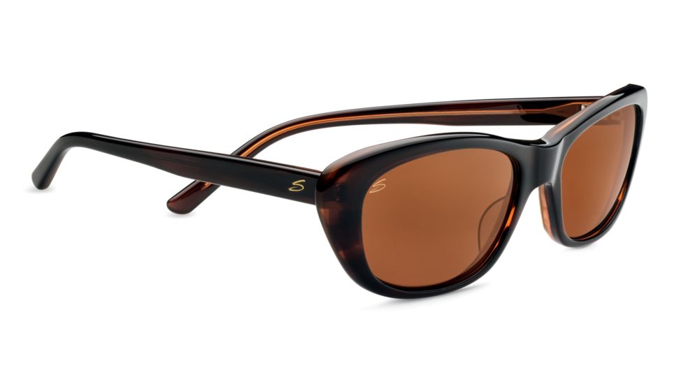 Serengeti Bagheria Sunglasses - Dark Tort Honey Frame and Polarized Drivers Lens 7789
