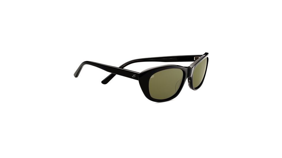 Serengeti Bagheria  Sunglasses - Black  Gray Tortoise Frame and Polarized 555nm Lens 7787